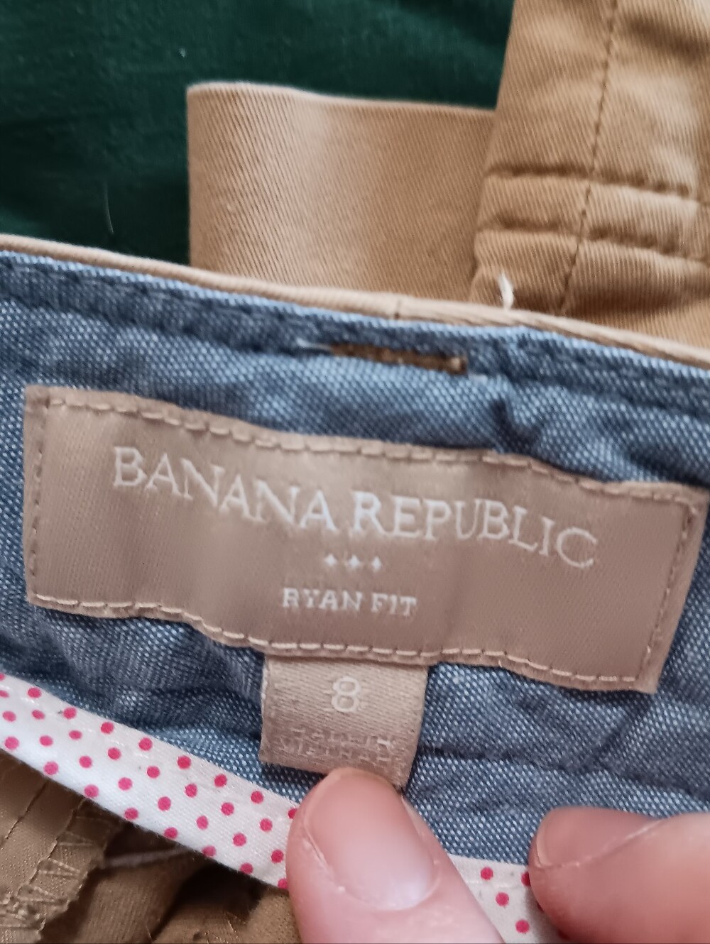 euc banana republic khaki pants size 8